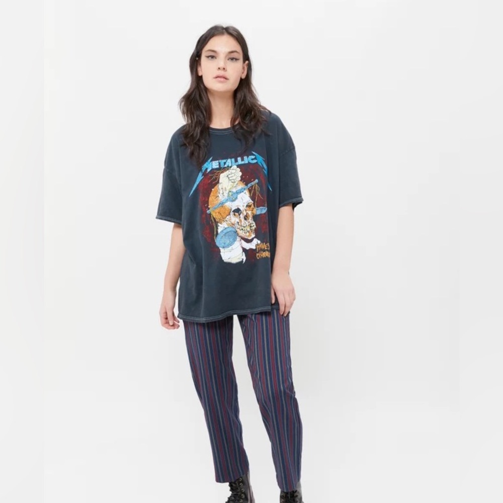 Metallica 1988 tour oversized tshirt - Urban Outfitters